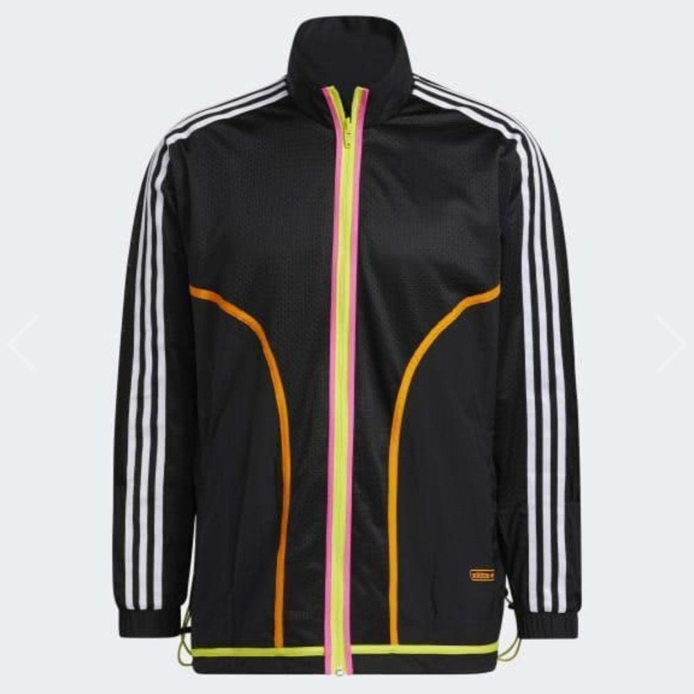 ADIDAS Reverse Track Jacket Retro Neon - Picture 4 of 9